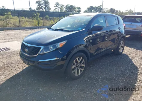 2016 Kia Sportage Lx from USA, damaged, VIN KNDPB3AC7G7805935